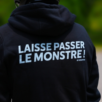 Sweat à capuche Kramtoo “ Laisse passer le Monstre ”