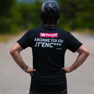 T-shirt Kramtoo “ Abonne toi ou jt’enc*** ”