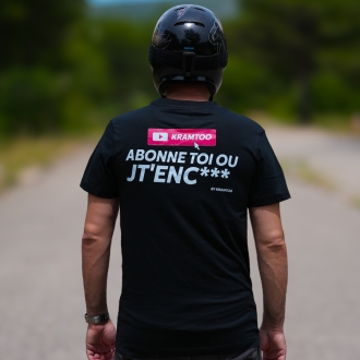 T-shirt Kramtoo “ Abonne toi ou jt’enc*** ”