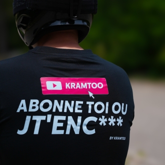 T-shirt Kramtoo “ Abonne toi ou jt’enc*** ”