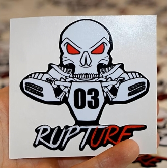 Lot de 4 Stickers Rupture 🔥