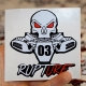 Lot de 4 Stickers Rupture 🔥