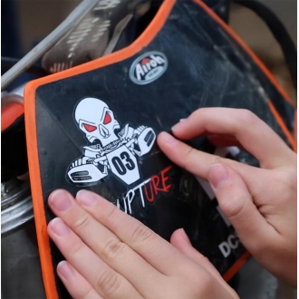 Lot de 3 Stickers Rupture officiel