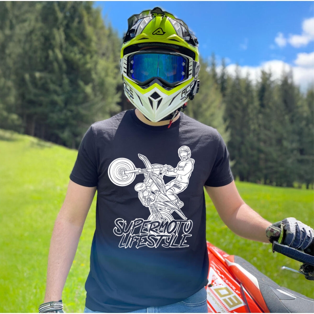T-shirt Supermoto Lifestyle - Rupture