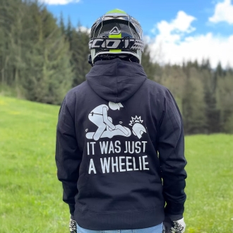 Sweat à capuche " It was just a wheelie " Rupture