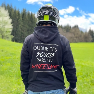 Sweat à capuche " Oublie tes soucis " Rupture