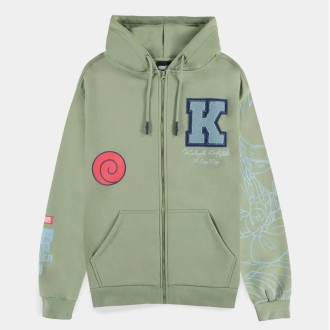 Sweat zippé à capuche Naruto - Kakashi - Officiel - Pré Commande