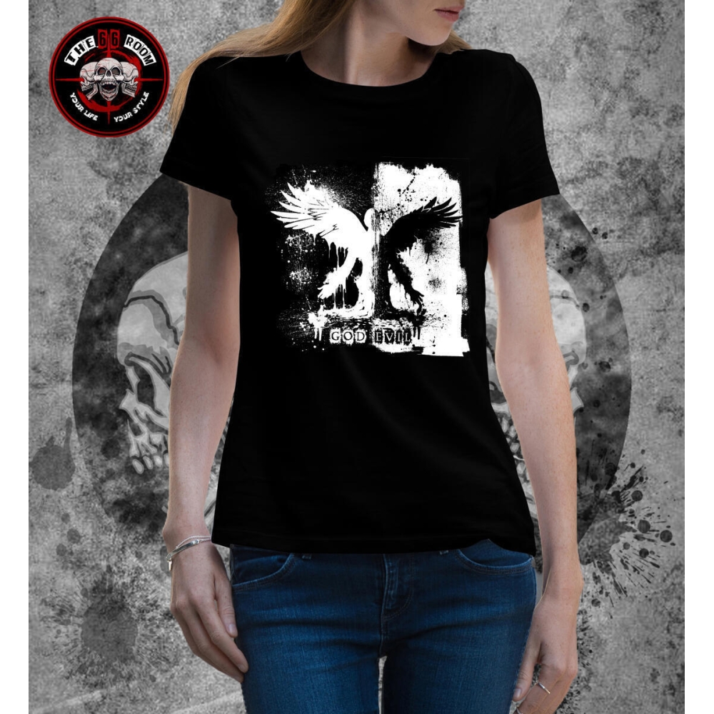 T-Shirt Femme "Angel B&W"