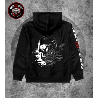 Veste Zippée à Capuche "B&W Skull 1"