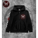 Veste Zippée à Capuche "B&W Skull 2"