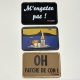 Pack de 3 Patchs - Expressions Marseillaise - Fred le Marseillais