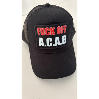 Casquette Trucker Noir "Fuck off" Marseille