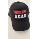 Casquette Trucker Noir "Fuck off" Marseille