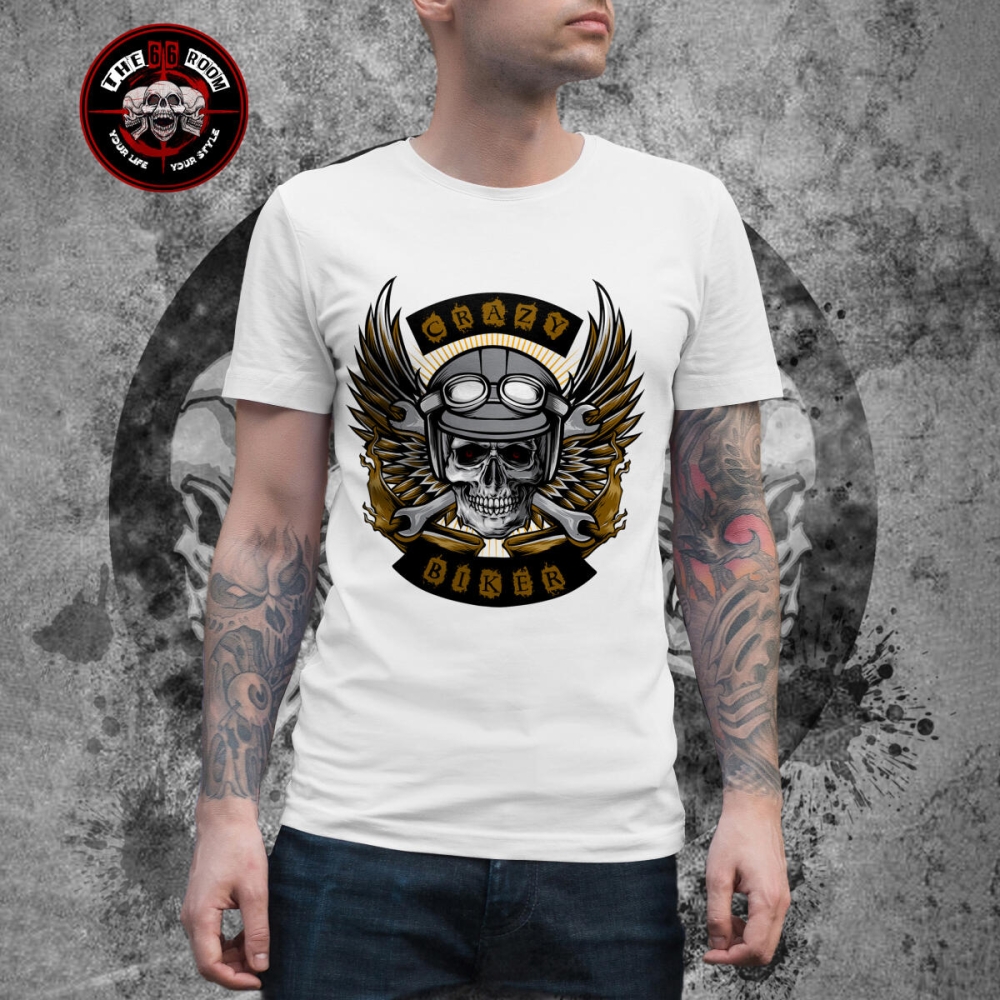 T-Shirt Homme "Crazy Biker"
