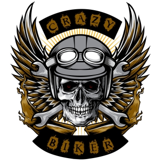 T-Shirt Homme "Crazy Biker"
