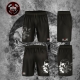 Short sport homme "B&W Skull 1"
