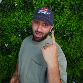Casquette Filet Grise " Abonne toi ou je t'enc*** " Kramtoo