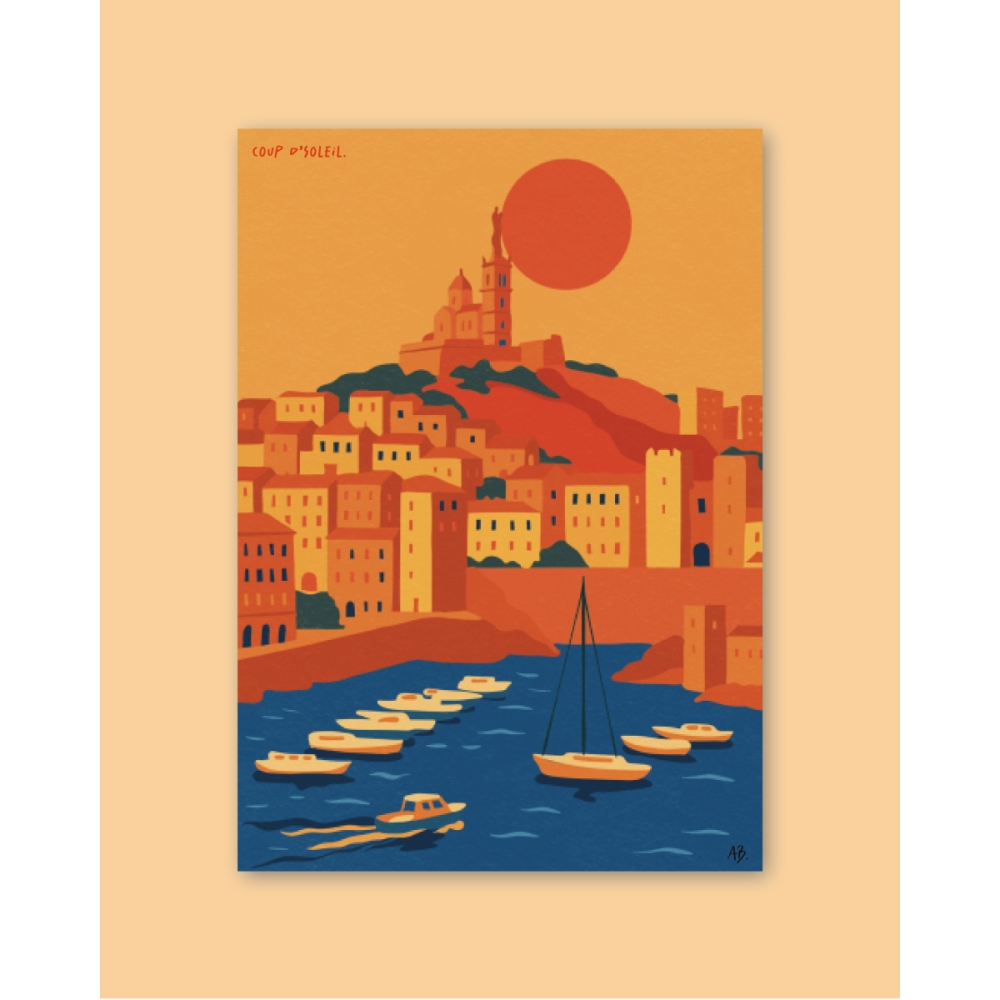 Affiche Coup d'Soleil / Vieux Port