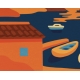 Affiche Coup d'Soleil / Petit port au soleil