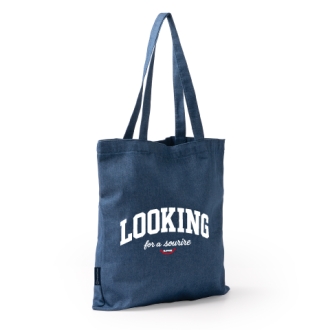 Sac en denim recyclé - Looking for a sourire - Slapman