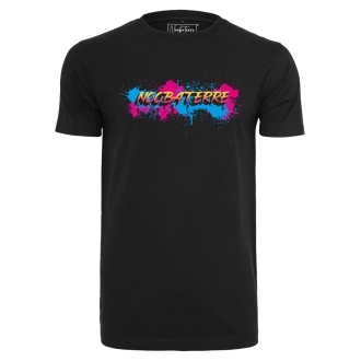 T-shirt Noir Noob a terre Graffiti - Officiel