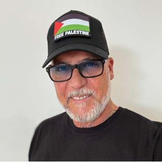 Casquette Trucker Noire " Free Palestine "