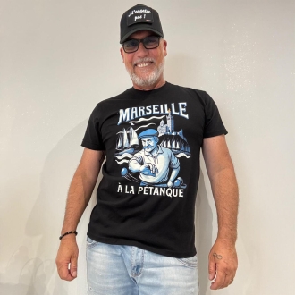 T-shirt " Marseille à la pétanque " Jeu de boules