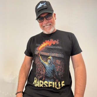 T-shirt Supporter OM " Virage Fumigène Supporter Marseille "