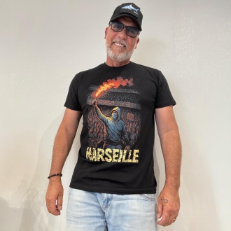 T-shirt Supporter OM " Virage Fumigène Supporter Marseille "