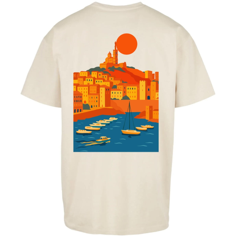 T-shirt Oversize vieux port Marseille - Coup d'Soleil