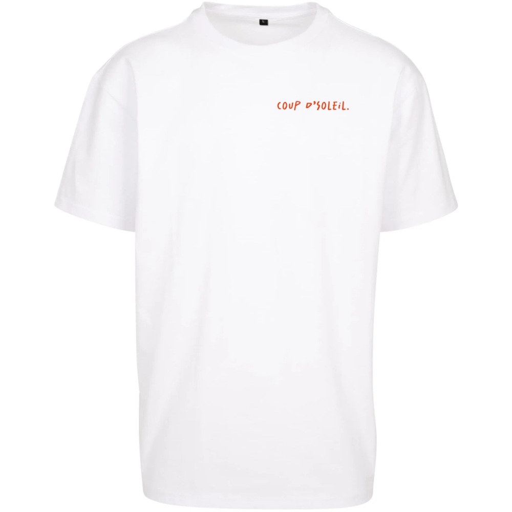 T-shirt Oversize Blanc Coup d'Soleil