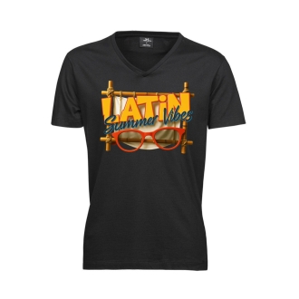 T-shirt Homme col V Fashion " LATIN summer vibes "