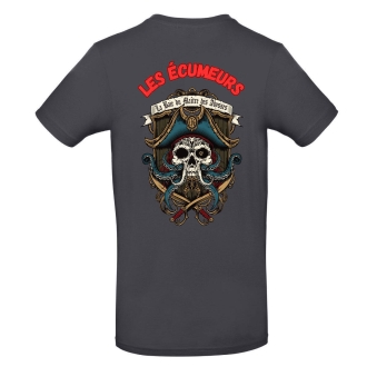 T-shirt Gris Anthracite Équipage - Légendes des Terres de Glace