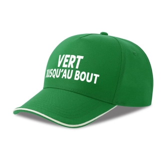 Casquette " Vert jusqu'au bout "