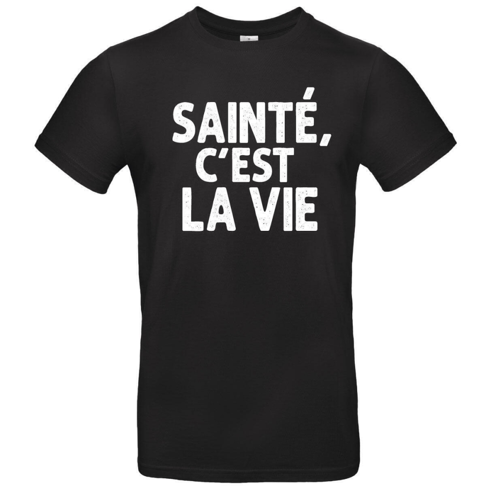 T-shirt " Sainté, c'est la vie " Supporter Saint-Etienne