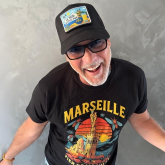 Casquette Trucker noire " Le sud a l'état pur " Fred le Marseillais