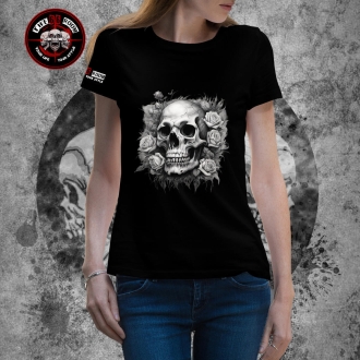 T-Shirt Femme "Flower Skull3"