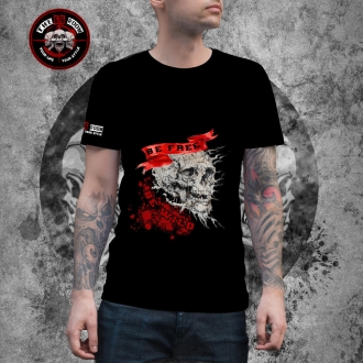 T-shirt Homme "Be Free Be Wild" Black
