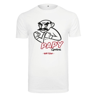 T-shirt Blanc papy gaming - PAPY - BAR Team