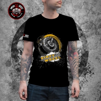 T-Shirt Homme "Dirty Wheel" Black