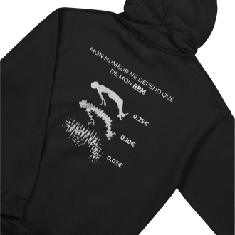 Sweat à capuche "Mon humeur ne dépend que de mon RPM"