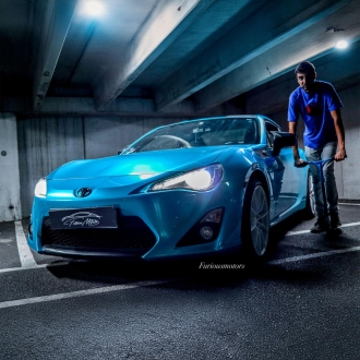 Cache plaque d'immatriculation Furious Motors