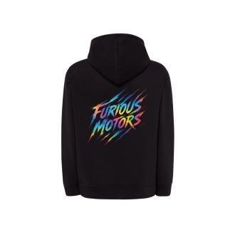 Sweat à capuche Furious Motors - Noir