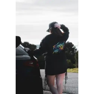 Sweat à capuche Furious Motors - Noir