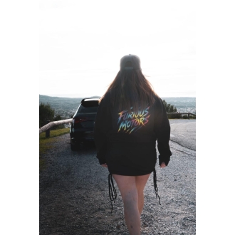 Sweat à capuche Furious Motors - Noir