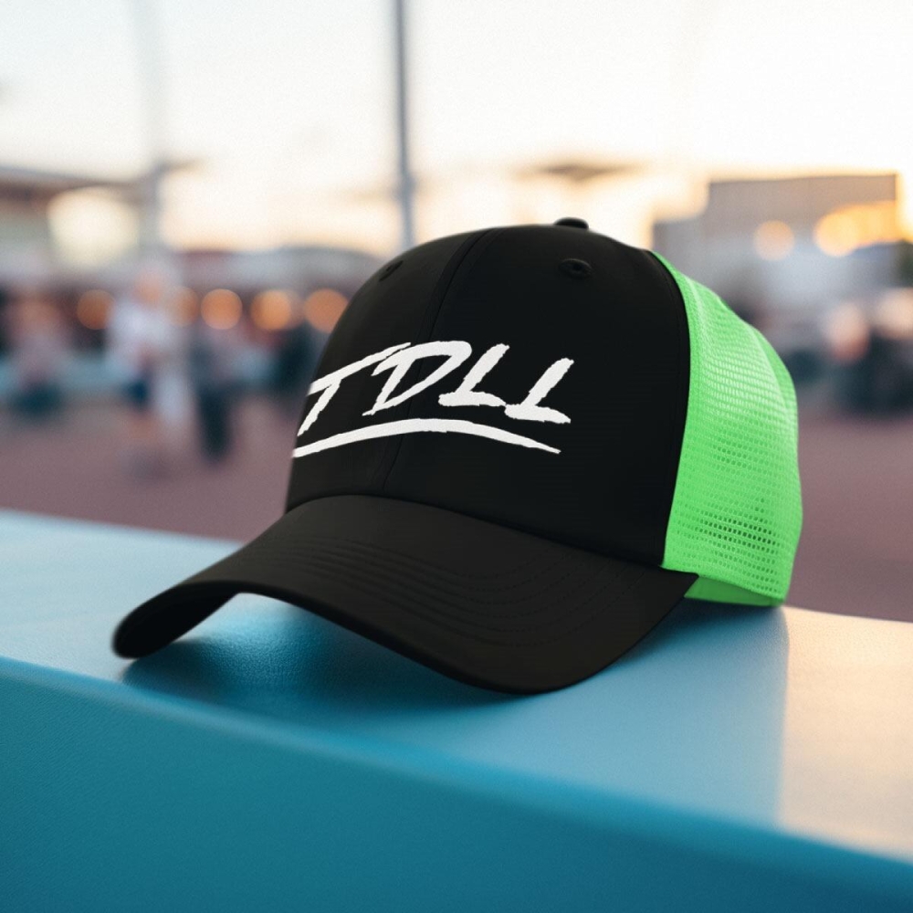 Casquette Trucker Snapback verte - Papy Gaming -TDLL - Tout doux le loup