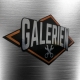 Lot de 4 Stickers Galérien logo effet Argent - Jorian Ponomareff