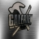 Lot de 4 Stickers Galérien Officiel Logo effet Argent - Jorian Ponomareff