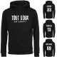 PERSONNALISABLE - Sweat à capuche NOIR - Tout doux le loup - Papy Gaming