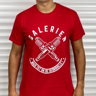 T-shirt Bougie Galérien Rouge - Jorian Ponomareff